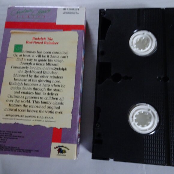 Rudolph the Red Nosed Reindeer - VHS Tape - 1989 Sung and Told by Burl Ives - Picture 2 of 4